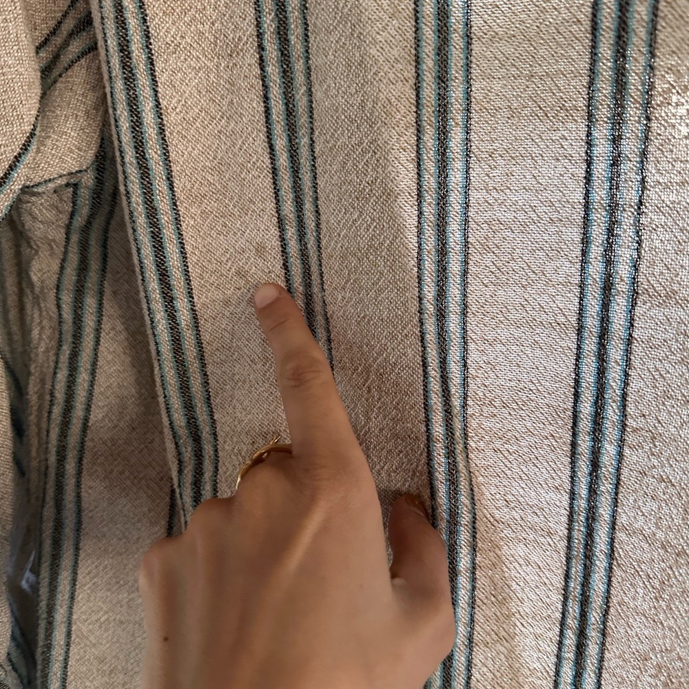 Striped Women's Robe - Picture 2 of 7